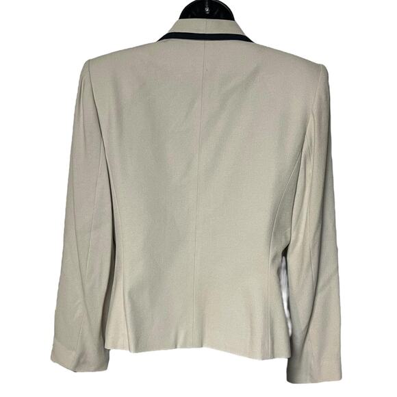 VINTAGE RETRO BLAZER JACKET 1980s 1990s DOUBLE BREASTED SIZE 8 BY KASPER ASL - Picture 3 of 4